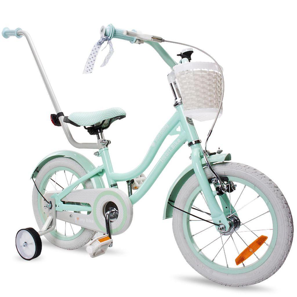 SUN BABY Heart Bike: bicicletta per bambine da 14 pollici, Immagine del prodotto 