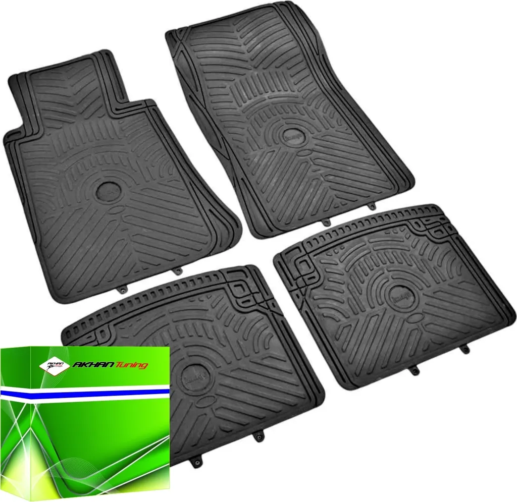 Tappetini Gomma DK0500 Lux Semi 5 Pezzi Nero - Qualità Industriale Auto