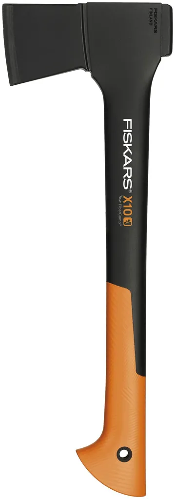 Fiskars Hache Universelle X10 - S, Hachette de Forge pour Bois de Chauffage