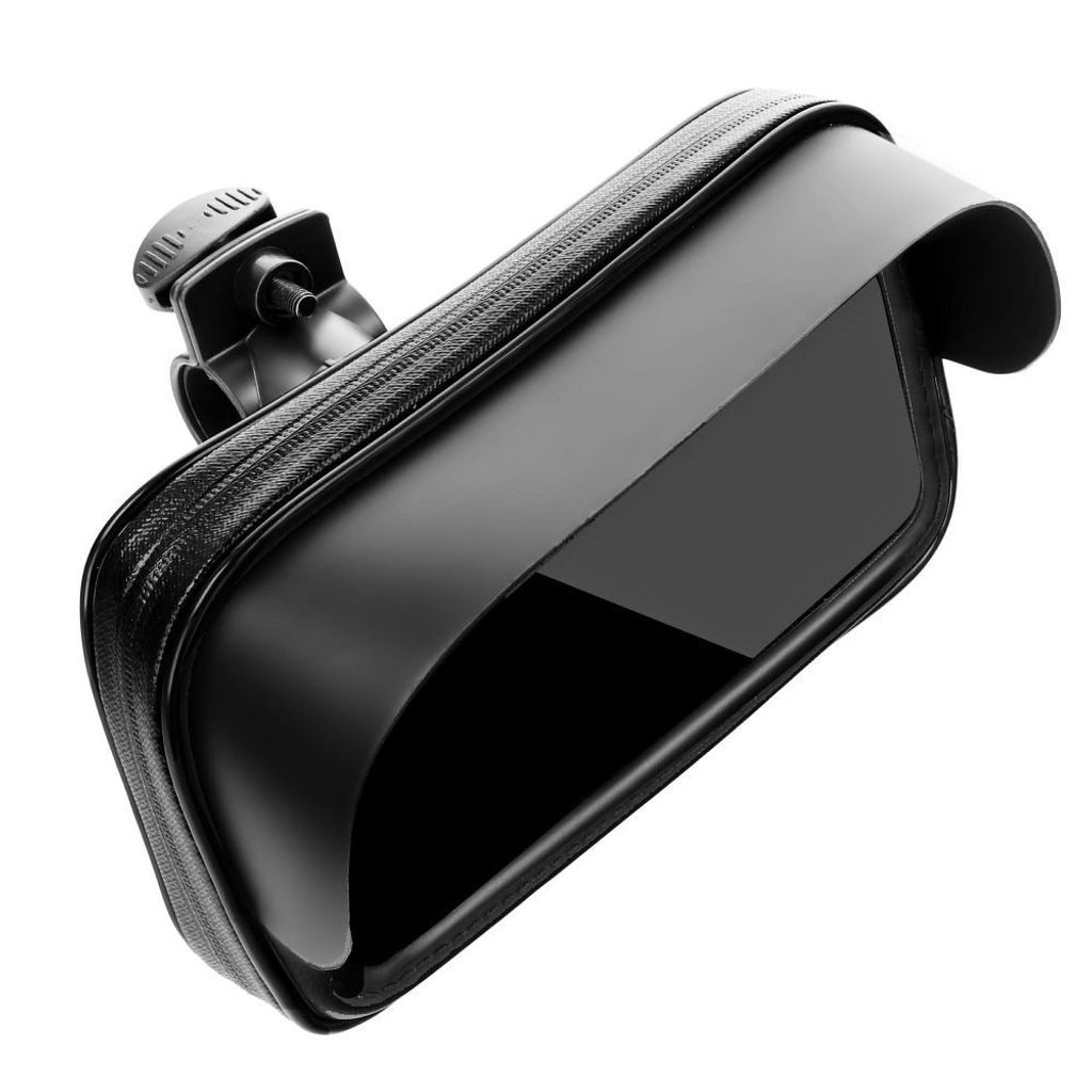 Fahrradhalterung mit wasserdichtem Verschluss und Schirmdach 5,5 "- 6,3"