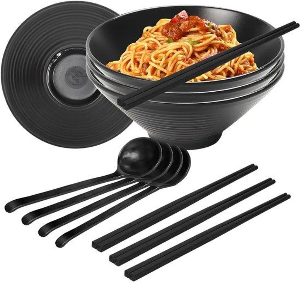 Vaisselle mélamine 1600 ml anti-casse pour repas quotidiens et pique-niques