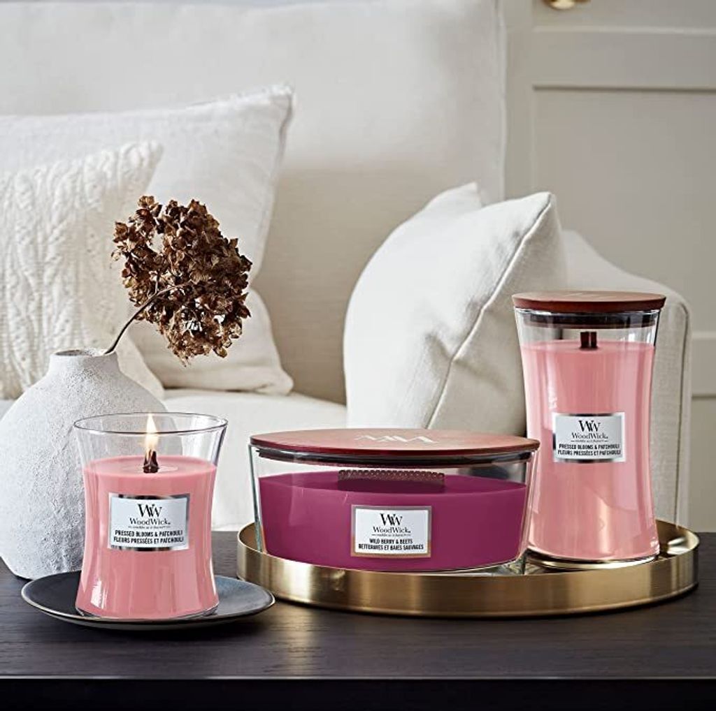 Woowick PRESSED BLOOMS & PATCHOULI ELLIPSE JAR 454G Produktbild 