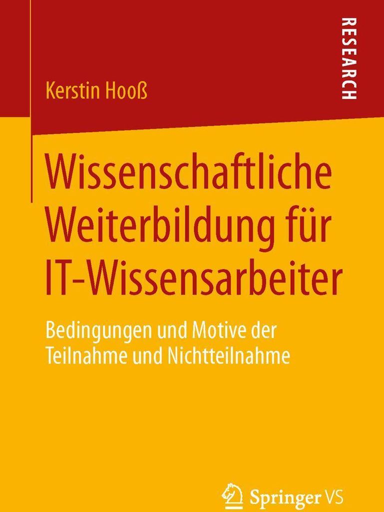 Wissenschaftliche Weiterbildung für IT-Wissensarbeiter