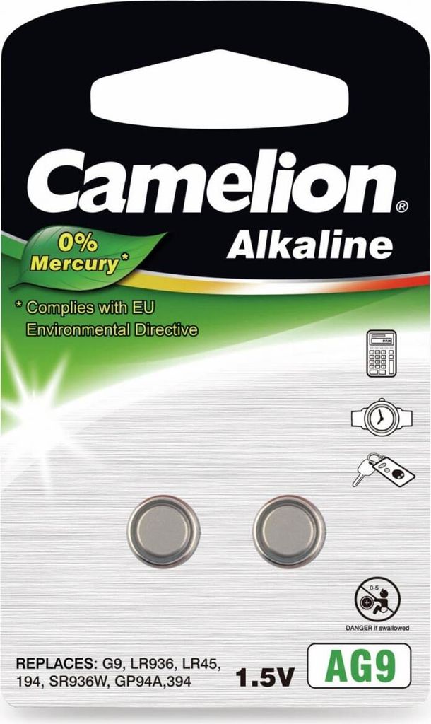 Camelion | Ag9/Lr45/Lr936/394 | Alkaliczna Bateria Guzikowa Zdjęcie produktu 