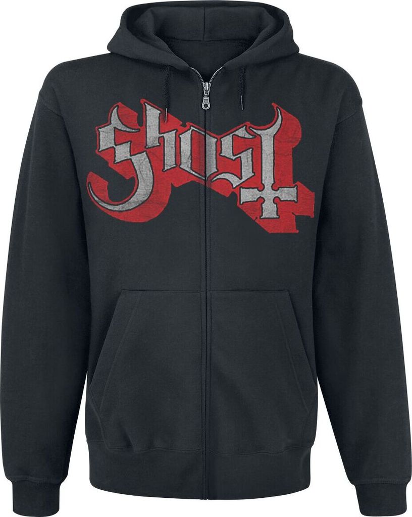 Ghost Kapuzenjacke Herren Ring Photo schwarz S