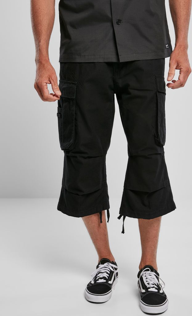 Brandit Industry Vintage 3/4 Shorts nero, M Immagine del prodotto 