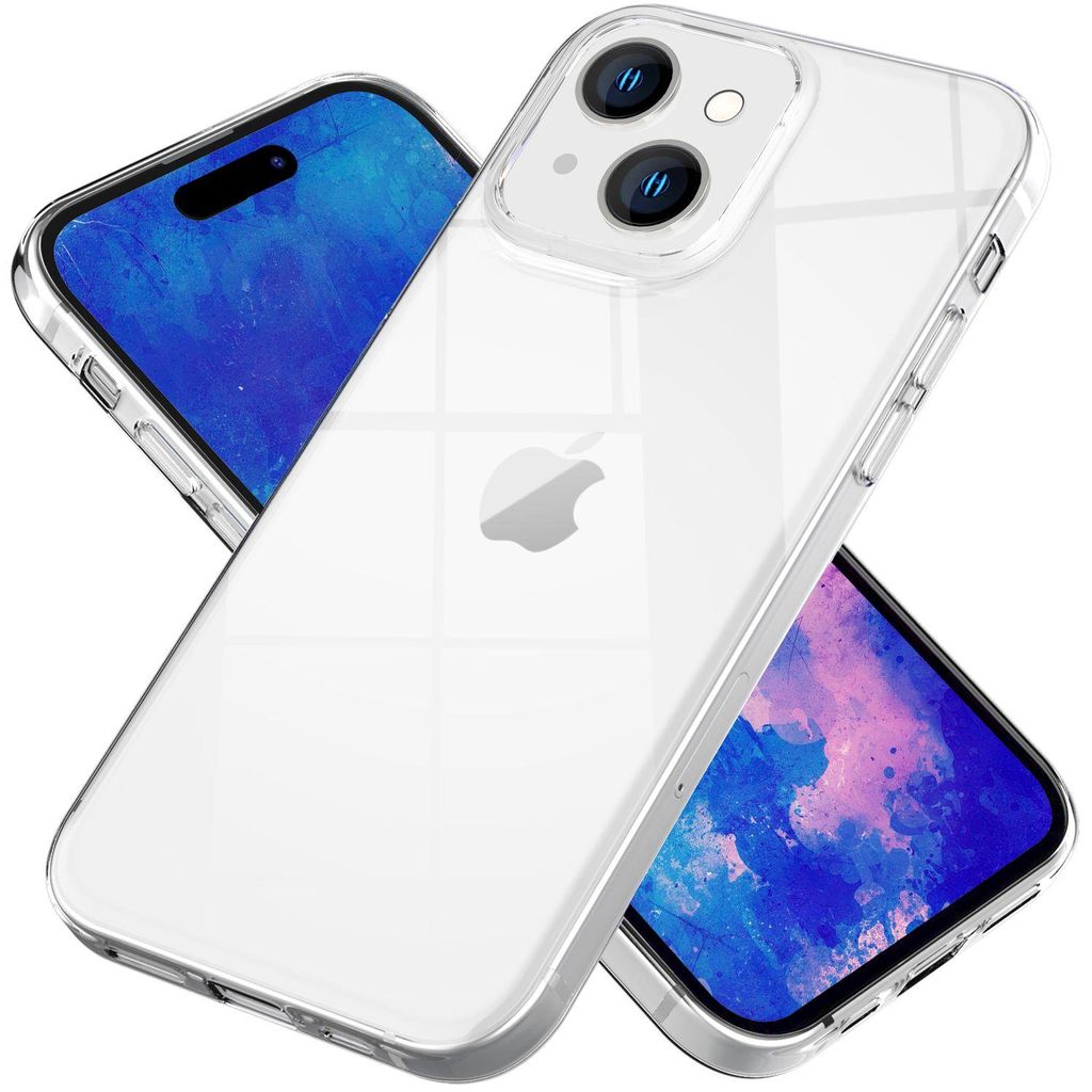 NALIA Hülle "GLAZE" für Apple iPhone 15 - Klare TPU Produktbild 