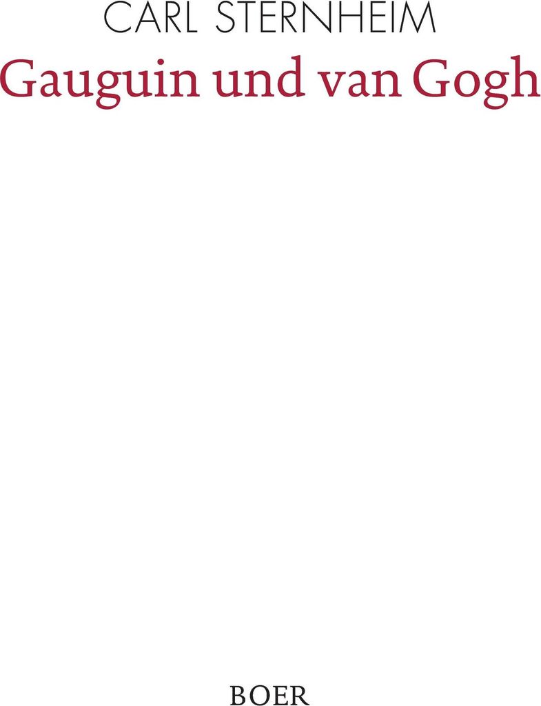 Gauguin und van Gogh