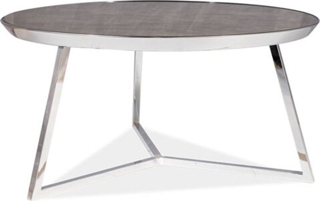 Couchtisch Wohnzimmertisch Temida B 76x76x40cm Marmor Chrom