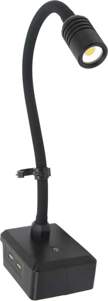 Lampe de travail LED flexible à 360° avec chargeur USB double port - 4