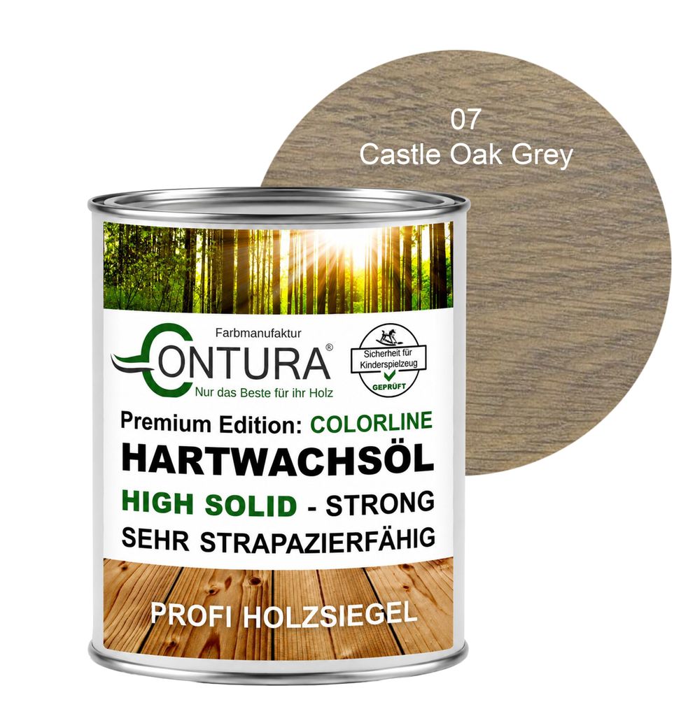 Contura 750ml. FARBIGES Hartwachsöl Colorline Premium Produktbild 