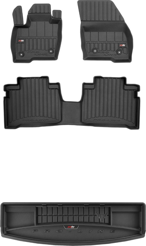 FROGUM 3D Gummimatten und Kofferraummatte für Ford S-Max II 2014-2023
