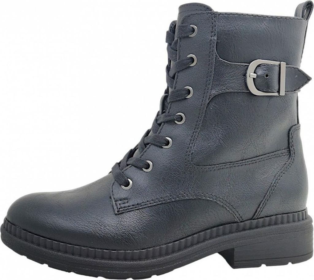 Jana Damenschuhe Schnürstiefel Schwarz Freizeit, Schuhgröße:36 EU