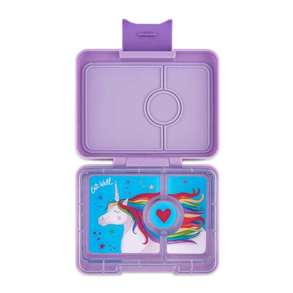 Yumbox Snack Viola Unicorno - Porta Merenda Ermetico Alta Qualità