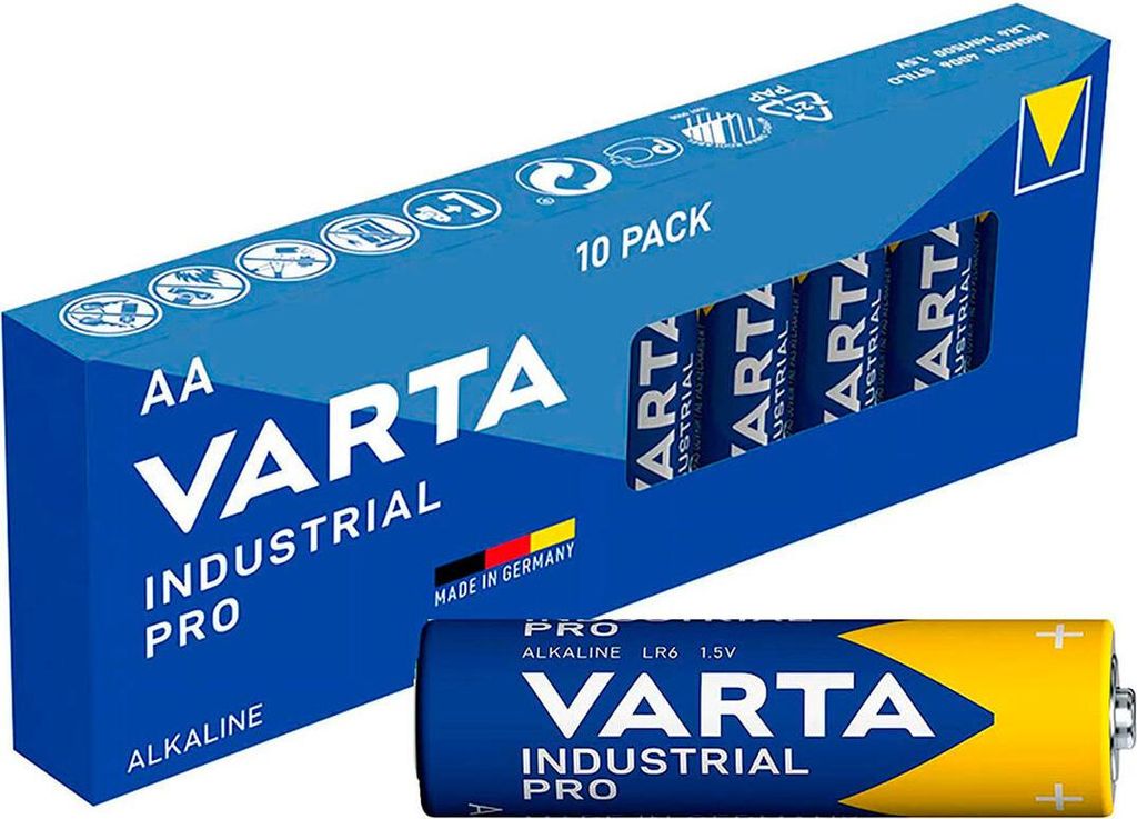 Varta Industrial AAA Batterie Mignon 10 Stück, Image du produit 
