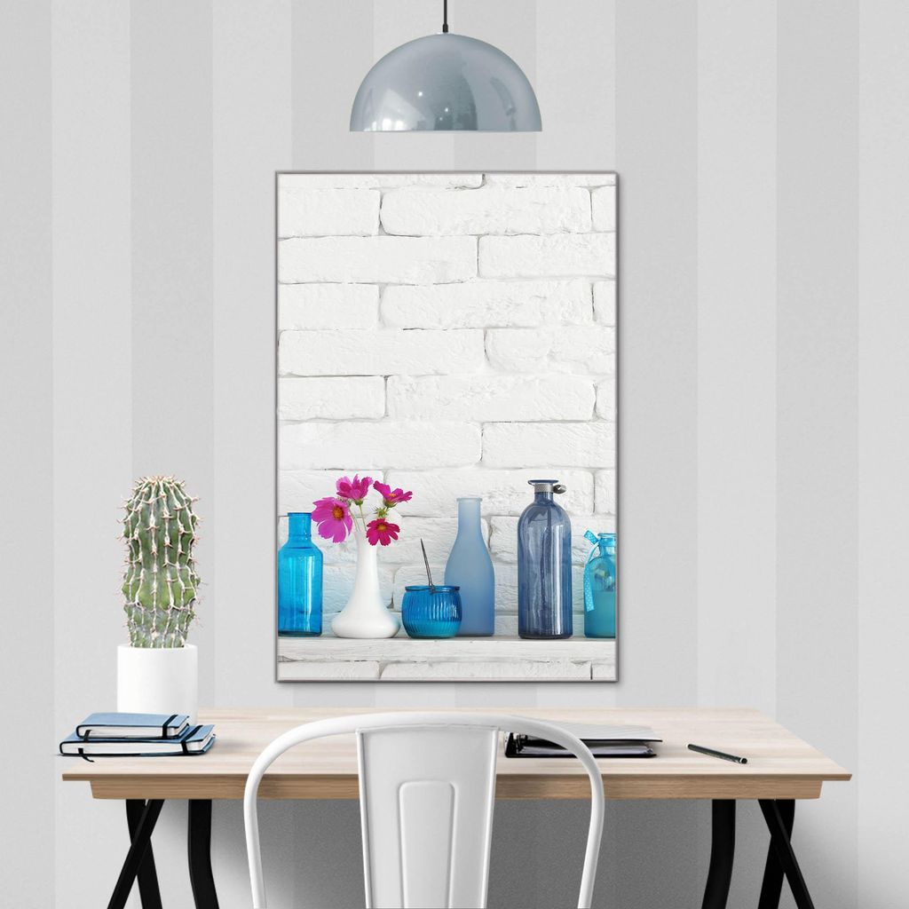 banjado Magnettafel aus Glas, beschreibbar, 50x75cm groß, Produktbild 