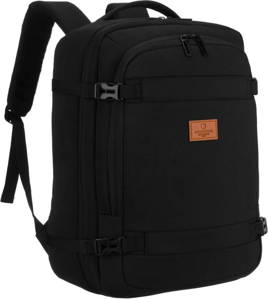 Zainetto Peterson PTNBHX04 Nero | Zaino per Aereo 40x20x25 Bagaglio a Mano