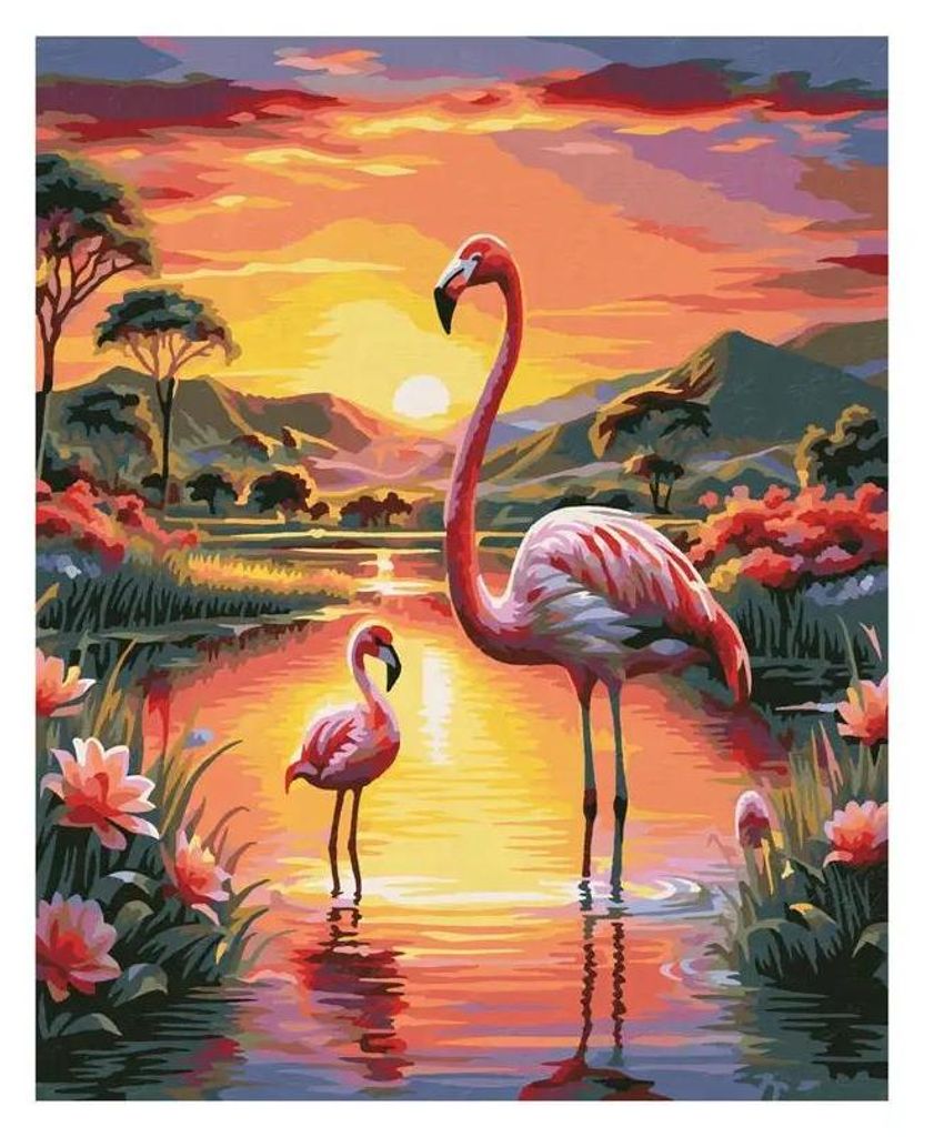 Schipper Malen nach Zahlen - Flamingos