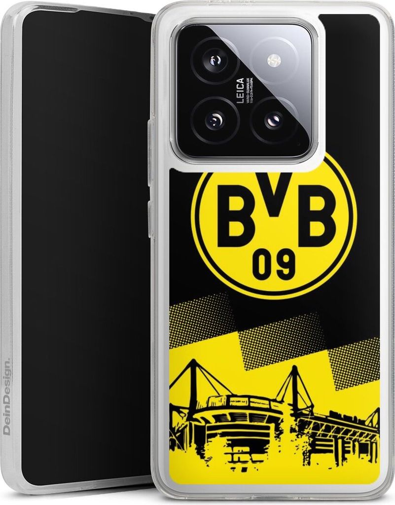 DeinDesign Handyhülle für Xiaomi 14T Silikon Hülle Case Smartphone Schutzhülle BVB Borussia Dortmund Stadion