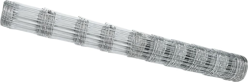 Möbel Feldzaun 1,2x25 m Galvanisierter Stahl - Metallzäune 42005809