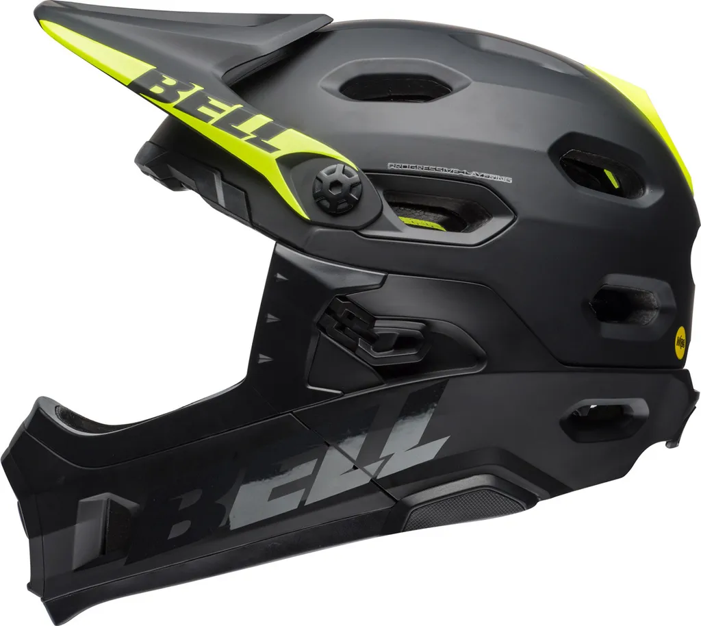 Protégez-vous en VTT avec le Casque BELL Super DH MIPS Noir Haute Sécurité