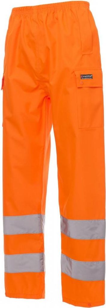 Warnschutz Regenhose PolyurethanBeschichtung "HURRICANE-PANTS" - Payper Fluoorange L