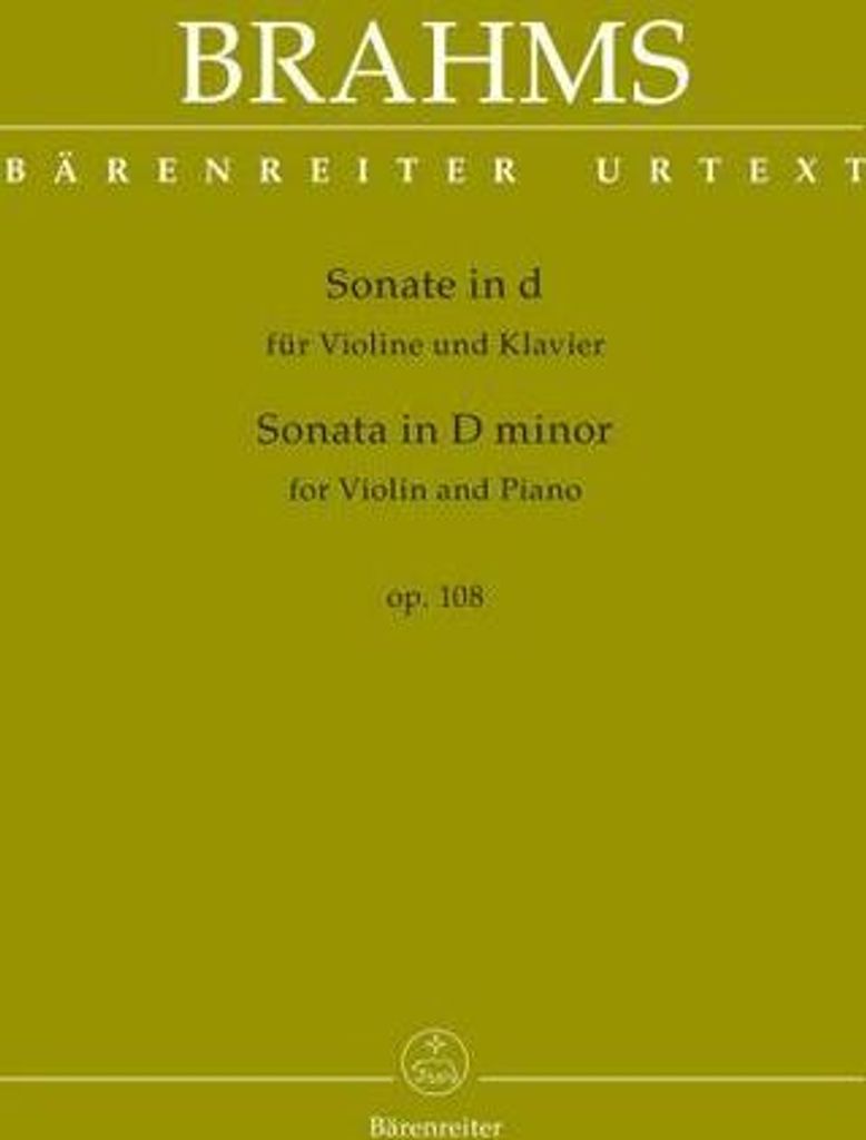 Sonate d-Moll op.108für Violine und Klavier