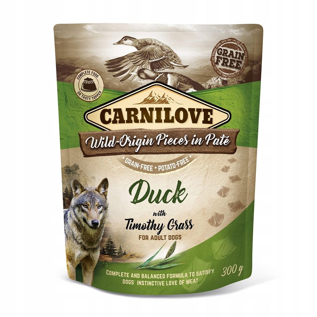 Carnilove Dog Ente & Lieschgras Nassfutter, 300 g