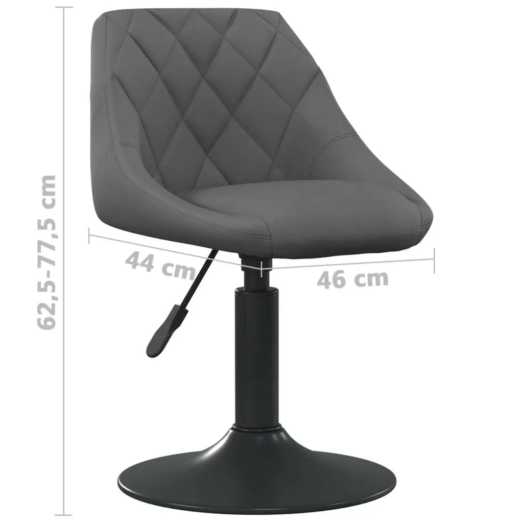 Set Sgabelli Bar Velluto Grigio Scuro: Per Aperitivi Indimenticabili - 8