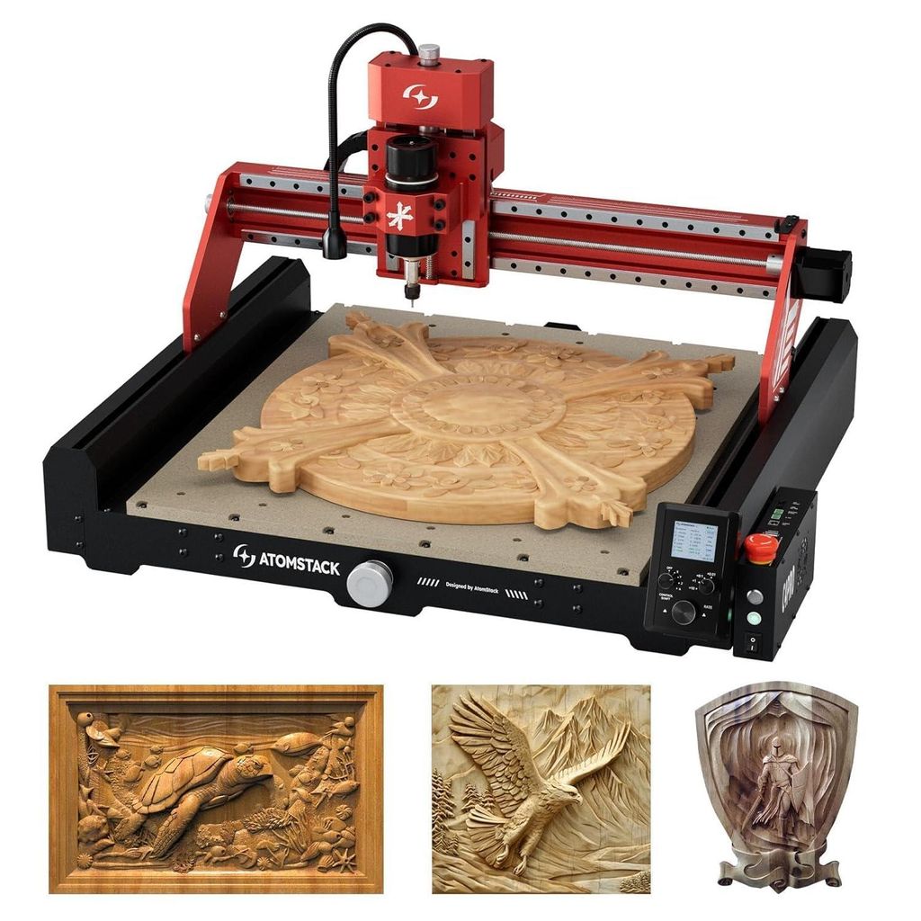 ATO MSTACK C4 Pro Fraiseuse CNC avec support 4 axes, broche Image du produit 