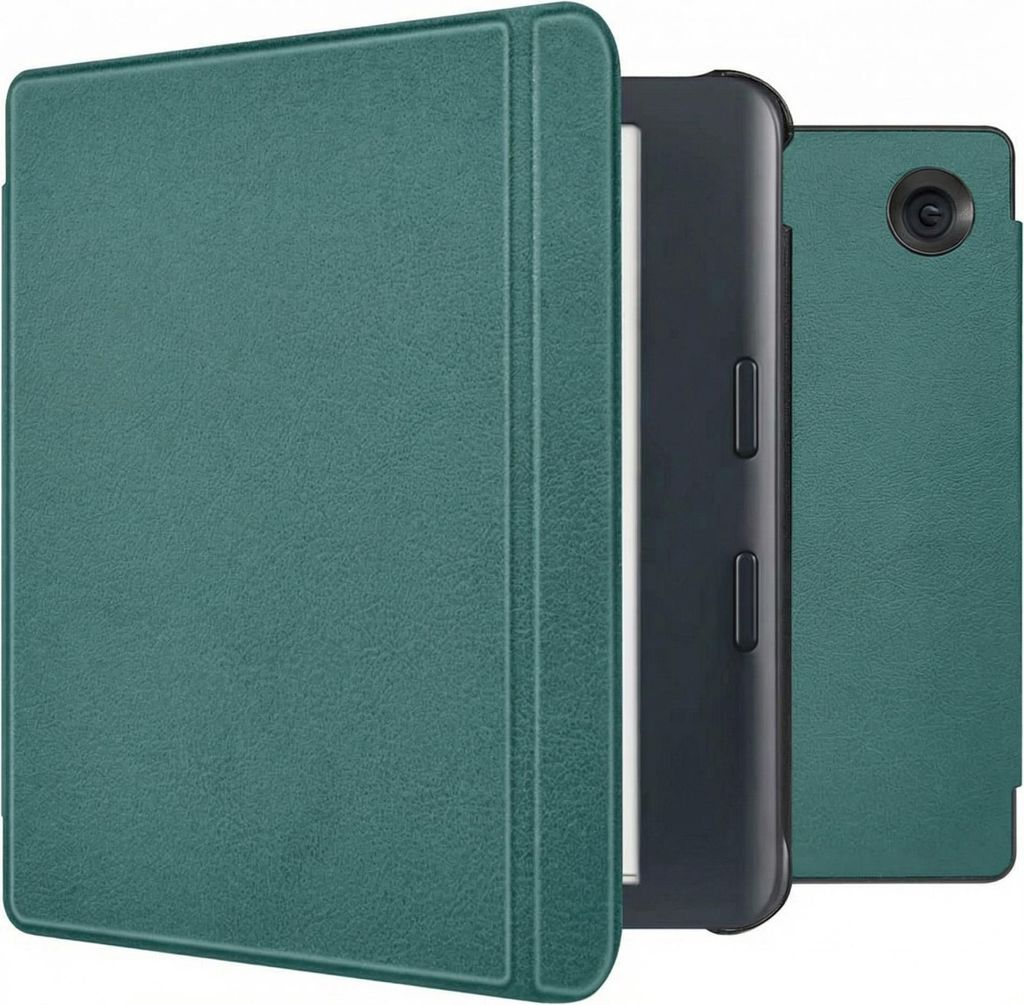 imoshion Slim Hard Case Klapphülle Kobo Libra Colour - Dunkelgrün