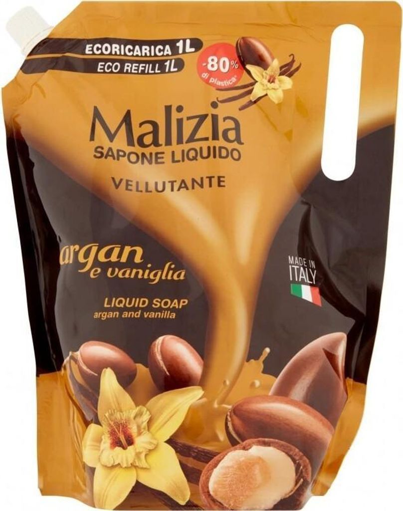 Tekut mydlo Malizia Argan & Vanilla 1000 ml Obrázok produktu 