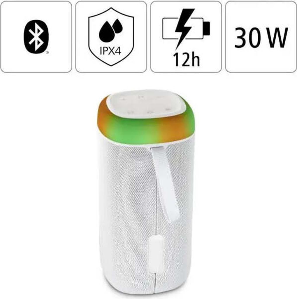 hama Shine 2.0 Bluetooth-Lautsprecher weiß Produktbild 11
