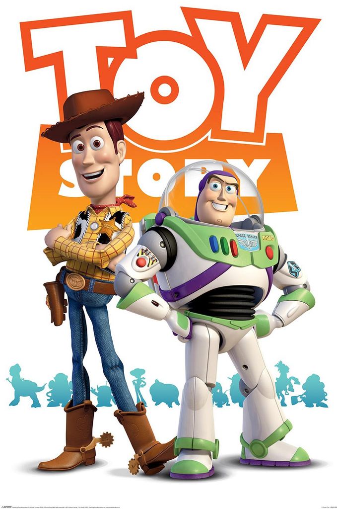 Toy Story - Woody e Buzz - Poster 61x91,5 cm Immagine del prodotto 