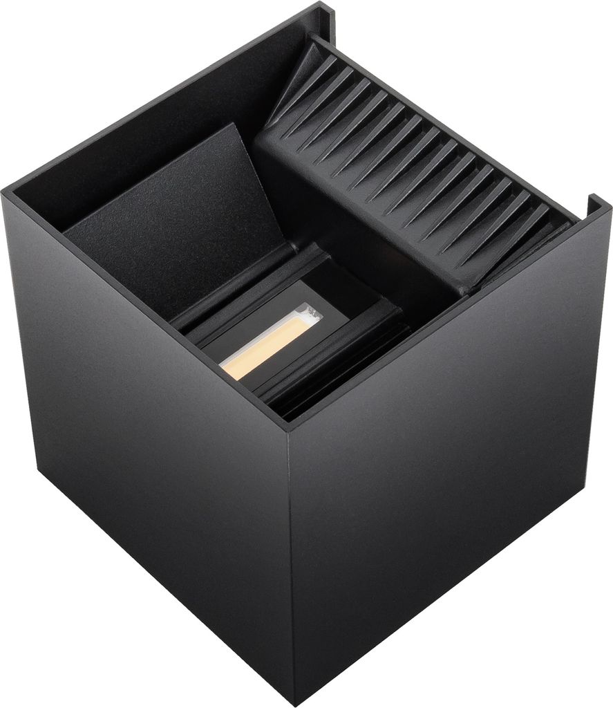 PremiumX Wandleuchte LWS20B LED Schwarz 20W 1420 LM Wandlampe