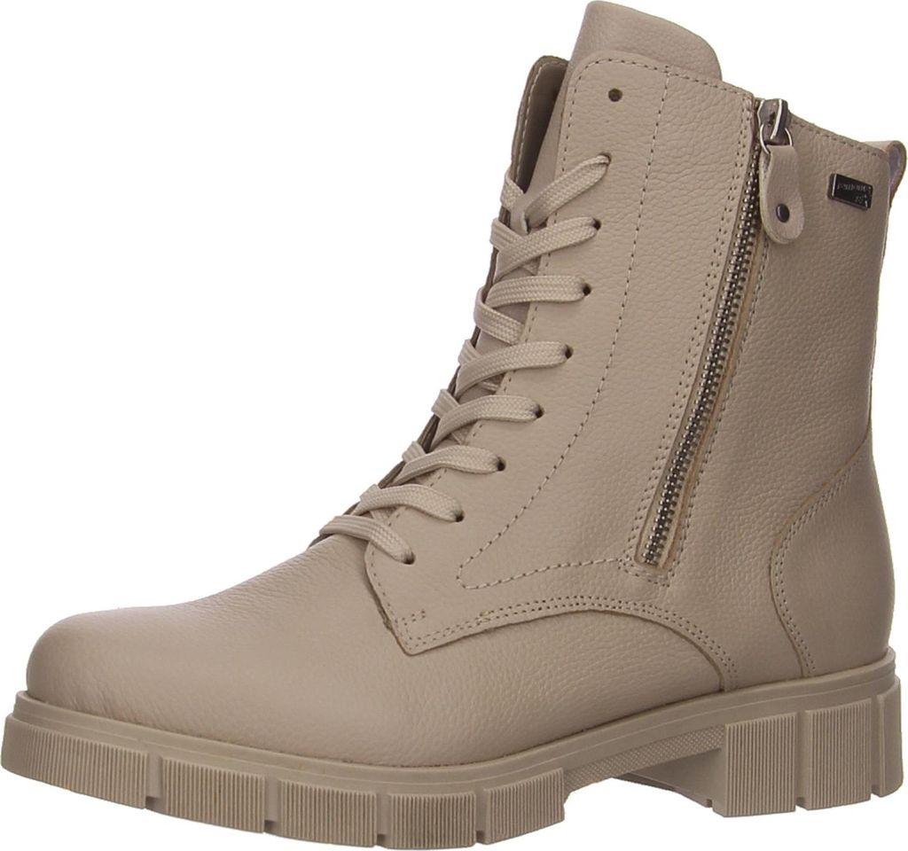 Remonte Schnürstiefel Kaltfutter in beige, Gr. 42