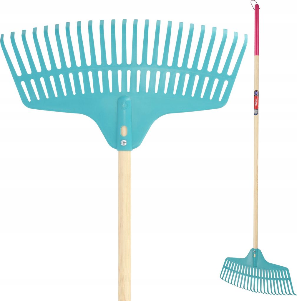 Rastrello KADAX, rastrello per foglie in plastica da donna, Immagine del prodotto 