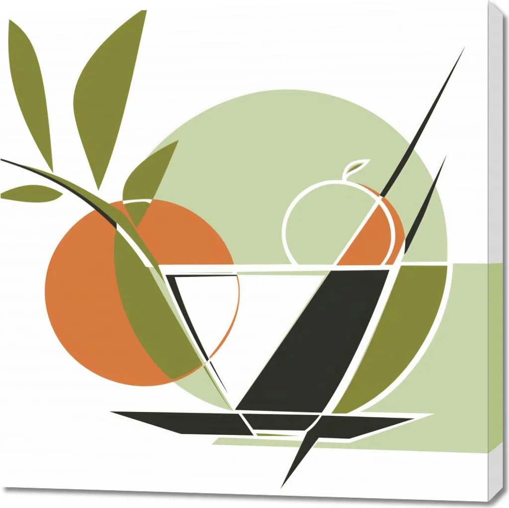 Quadro 90x90cm Tè alla frutta