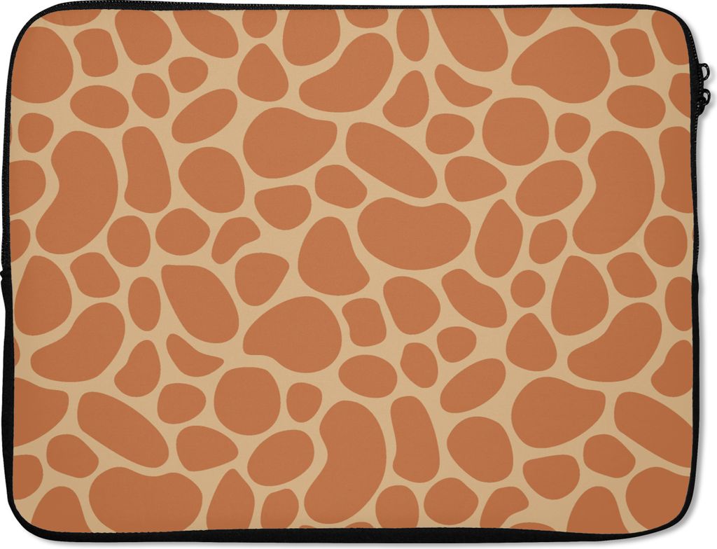 MuchoWow Laptop Hülle 15 Zoll Giraffe - Afrika - Gestaltung Laptoptasche - Laptoptasche - Sleeve - Rundum-Schutz