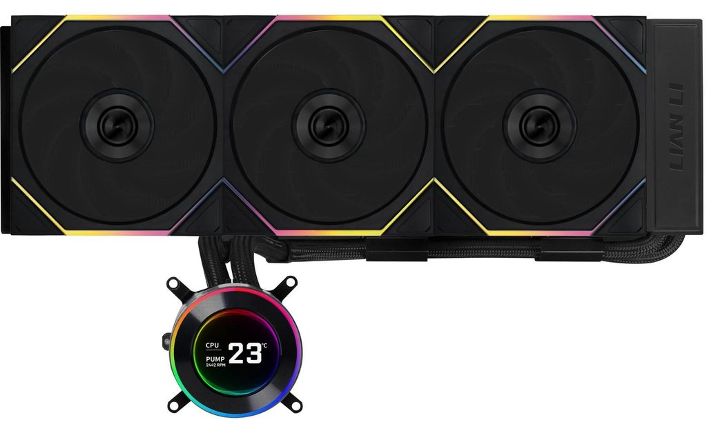 Lian Li Hydroshift Ll 360tl Wasserkühlung 360 Mm Schwarz Schwarz One Size