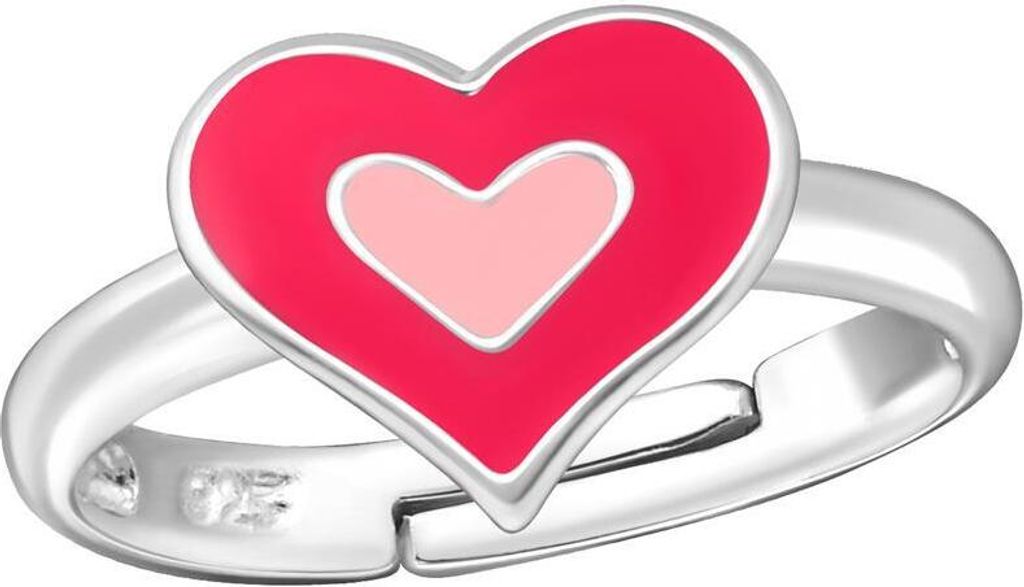Ring Herz aus 925 Silber Kinder