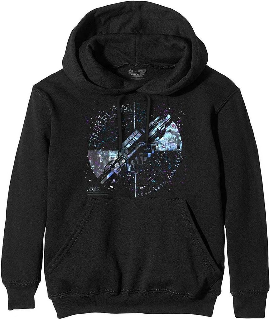 Pink Floyd - "Machine Greeting" Kapuzenpullover für Herren/Damen Uni RO1828 (XXL) (Schwarz/Blau)