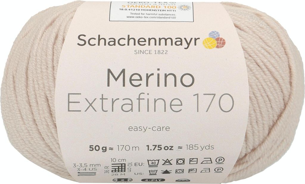 Schachenmayr Merino Extrafine 170, 50g Leinen Handstrickgarne