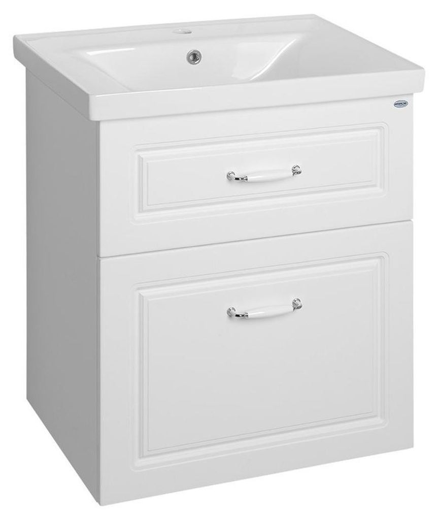 Aqualine FAVOLO Unterschrank 61,5x72,5x44cm, Weiß matt