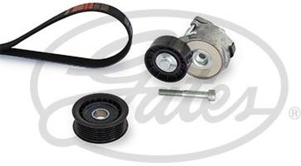 GATES K056PK1038 Keilrippenriemensatz OE kompatibel mit Idea, Bravo, 500L, Mito