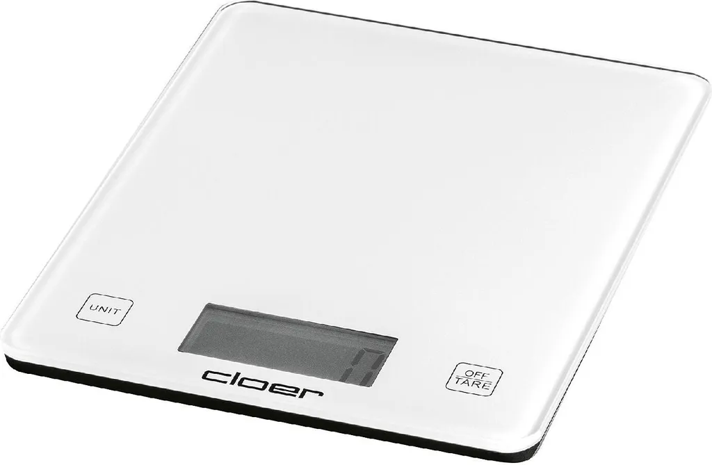 Balance de cuisine digitale Cloer 6871 Blanche - Haute Précision 10kg
