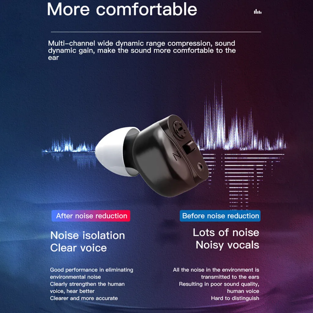Aide Auditive Contre la Perte d'Audition - Solution Senior Rechargeable - 7