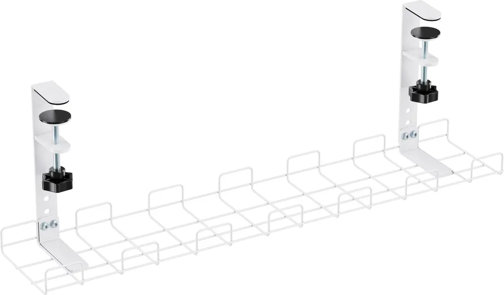 Salva-Cavi InLine 60cm Bianco - Scrivania Sicura per Bambini e Animali