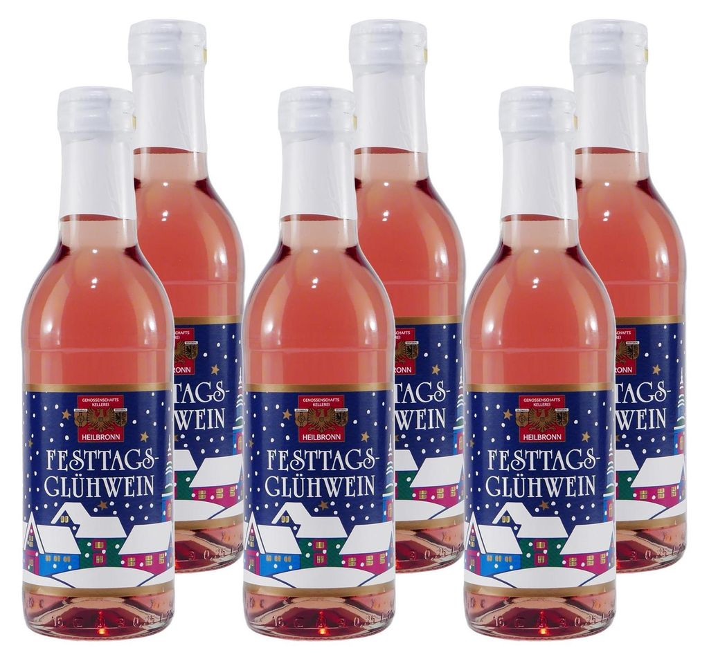 Festtags-Glühwein Rosé (24 x 0,25L) Produktbild 