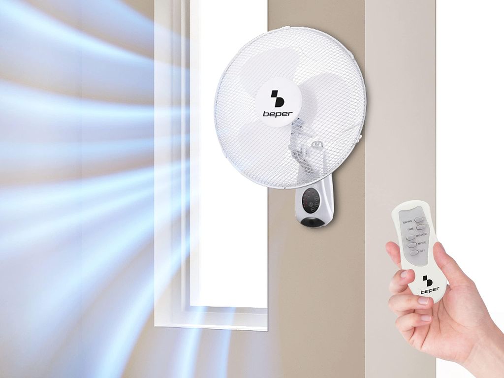 BEPER - Wandventilator mit Fernbedienung und Timer